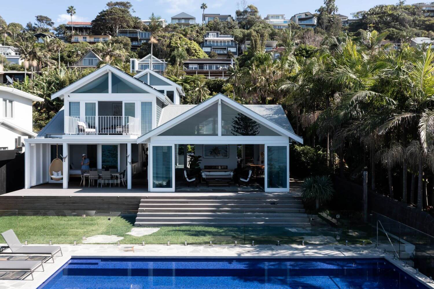 Rama Architects,405㎡,悉尼,海景别墅,别墅设计,国外别墅设计案例,悉尼海景别墅设计,Sydney Whale Beach,泳池别墅
