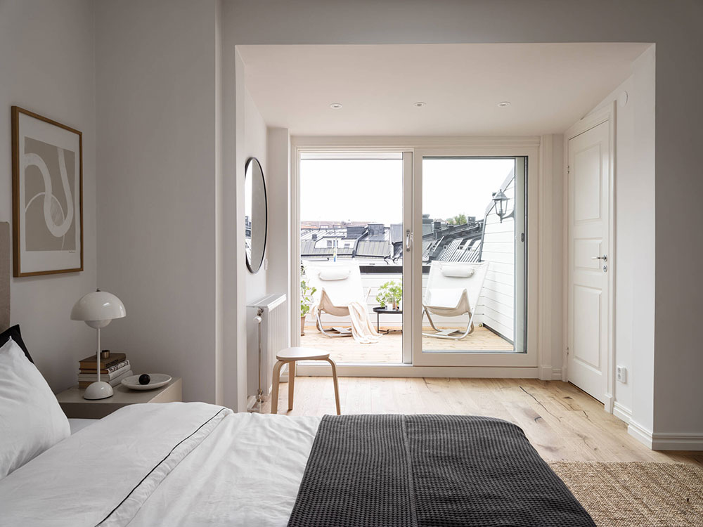 Ruetemple Studio,阁楼设计案例,小公寓设计案例,瑞典,95㎡,白色+原木风,阁楼装修,阁楼设计方案,公寓设计