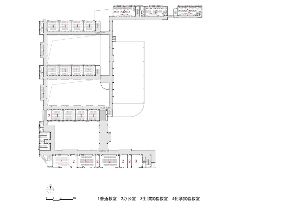 学校设计,学校改造设计,校园设计你,学校装修,学校设计案例, 深圳南山麒麟中学,麒麟中学,南山麒麟中学,深圳中学,深圳,深圳学校设计,深圳大学建筑设计研究院,元本体工作室,深大建筑设计研究院