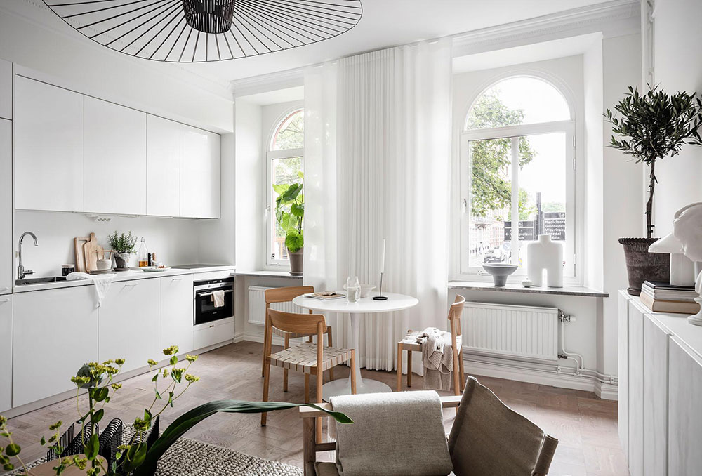 公寓设计,公寓设计案例,哥德堡,30㎡,Alvhem,小公寓设计案例,公寓装修,北欧风格,最小宅,白色+米色