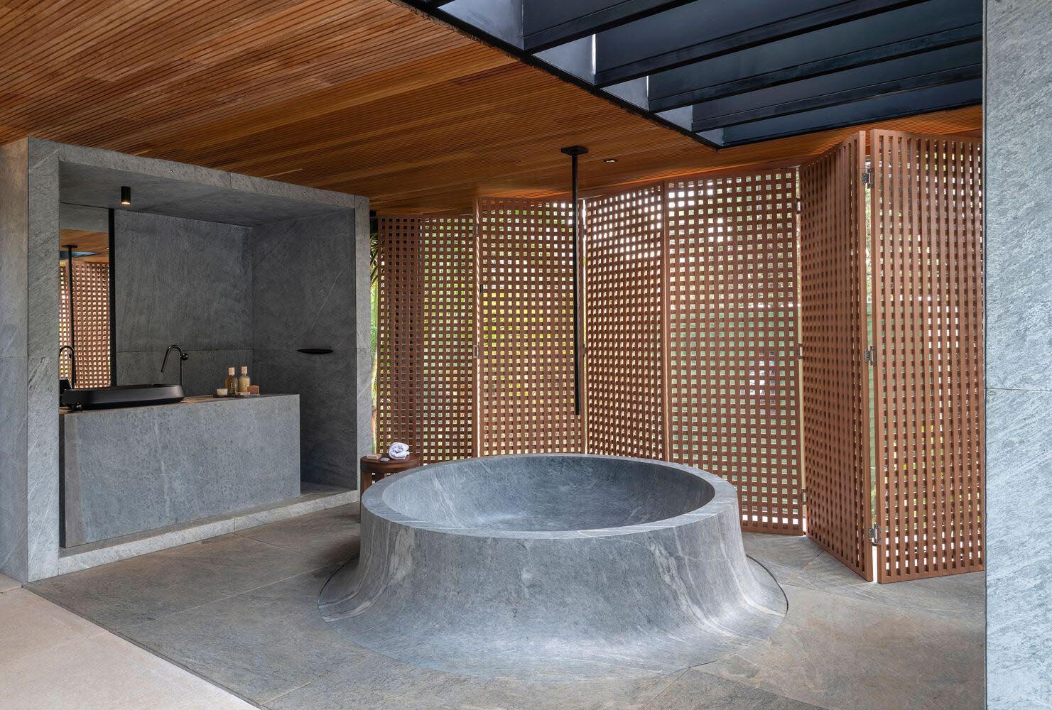 Studio 126 Arquitetura,公共浴室,SPA,浴室设计,巴西