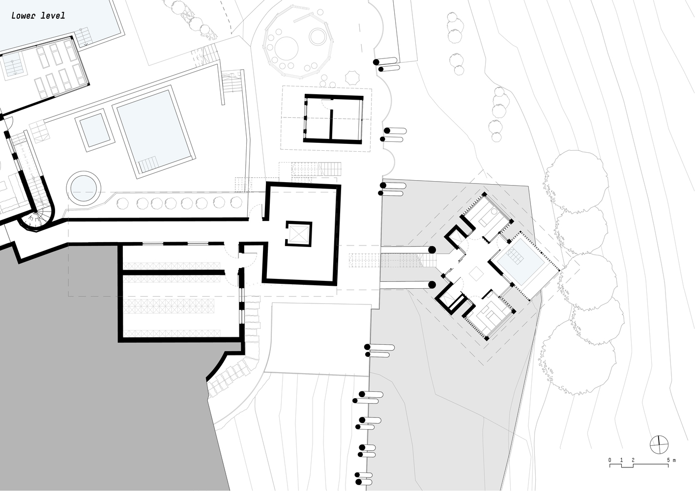 noa* network of architecture,温泉,noa* 设计案例,意大利,奥朗,Hub of Huts,温泉游泳池