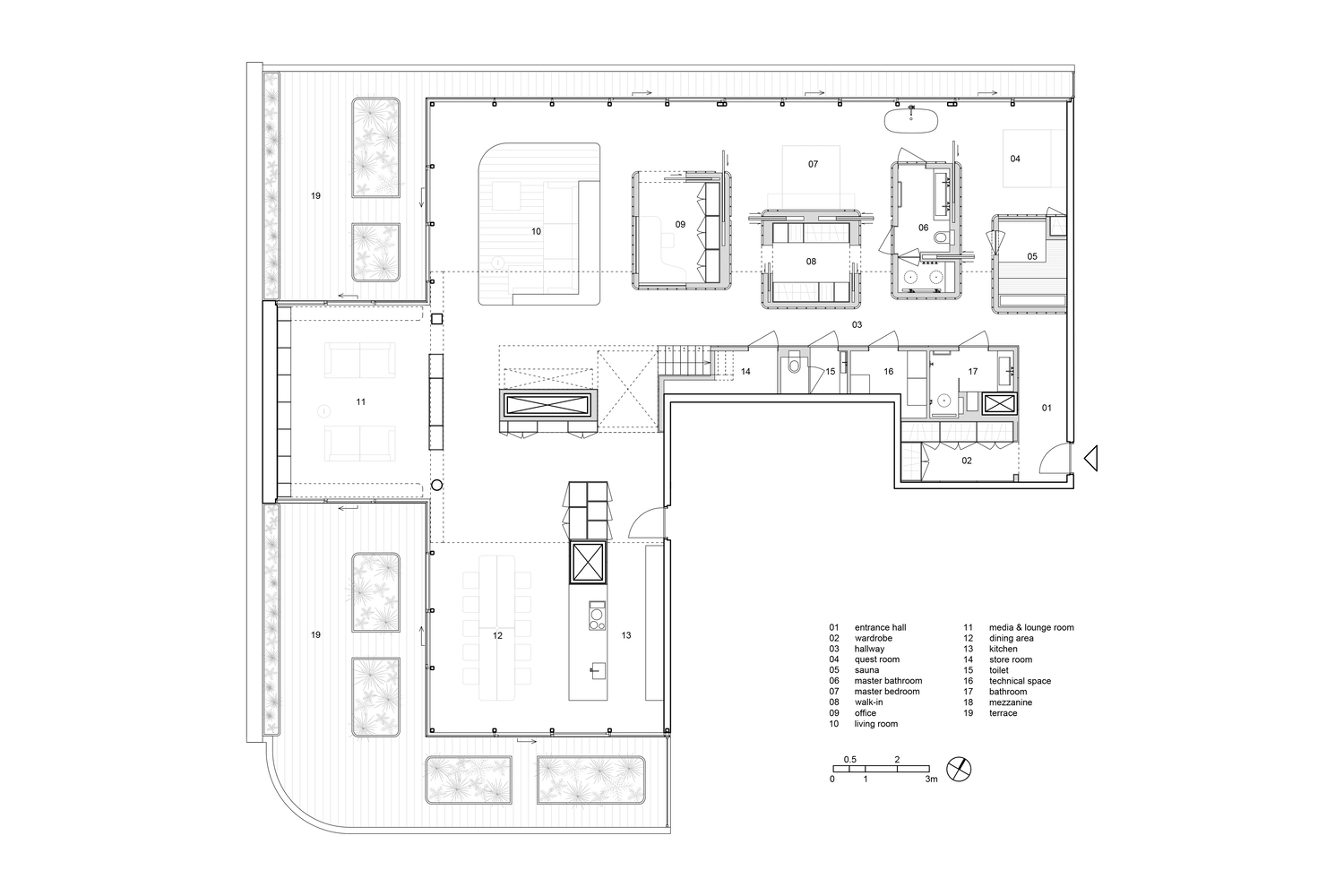 阁楼,住宅设计案例,顶层阁楼设计,320㎡,原木色,Bureau Fraai,荷兰