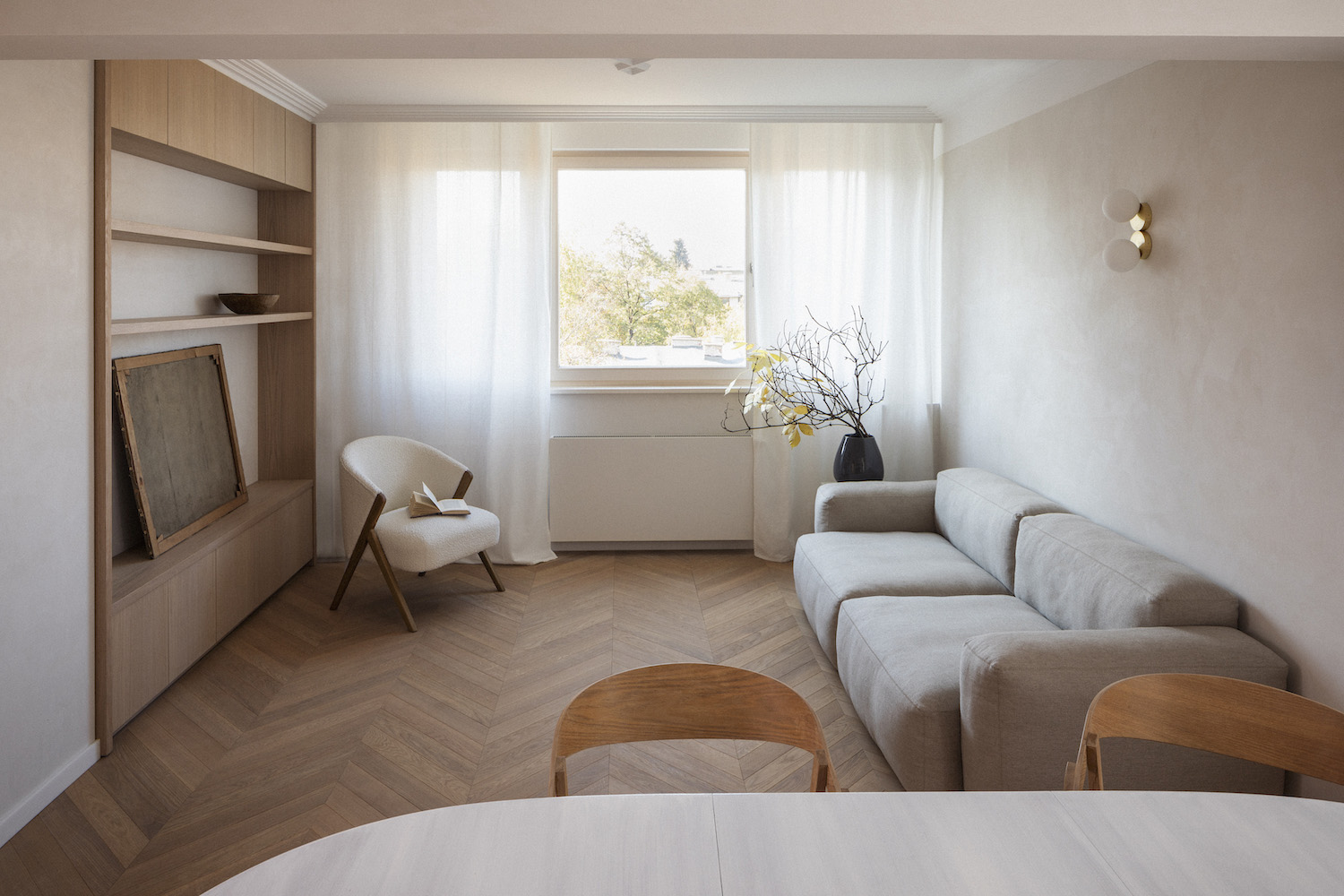Atelier IA,保加利亚,公寓设计,家装设计,公寓设计案例,原木色,70㎡