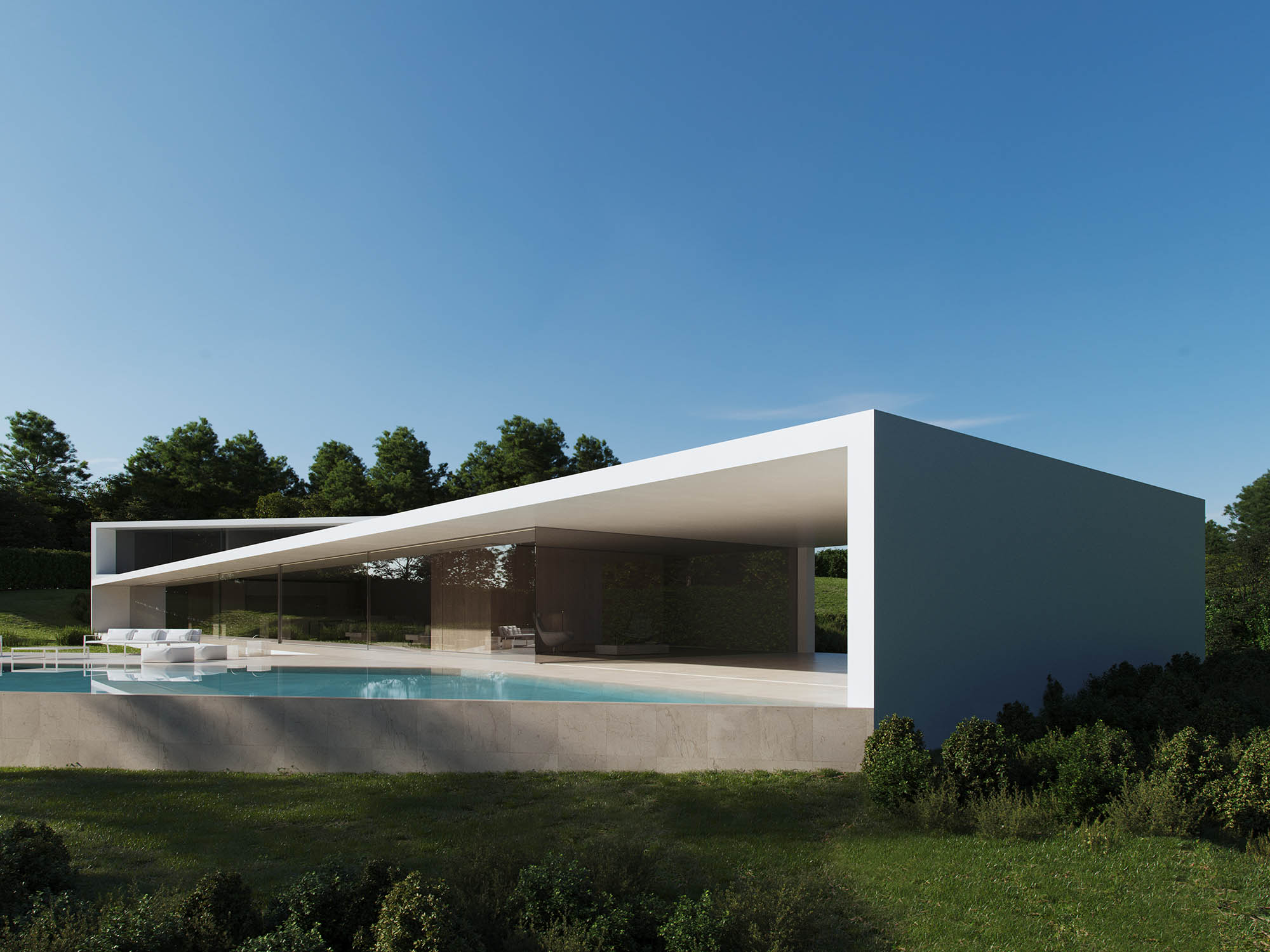别墅设计,别墅设计案例,Fran Silvestre Arquitectos,西班牙,别墅设计方案,别墅装修,极简主义,山景别墅