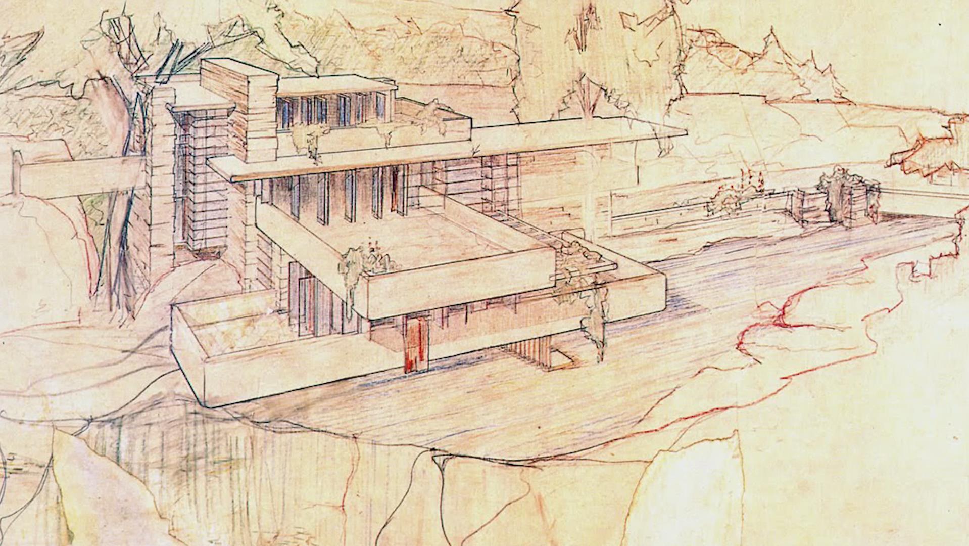 弗兰克·劳埃德·赖特,Frank Lloyd Wright,有机建筑,赖特建筑视频,赖特作品,流水别墅,田园学派,最伟大的美国建筑师