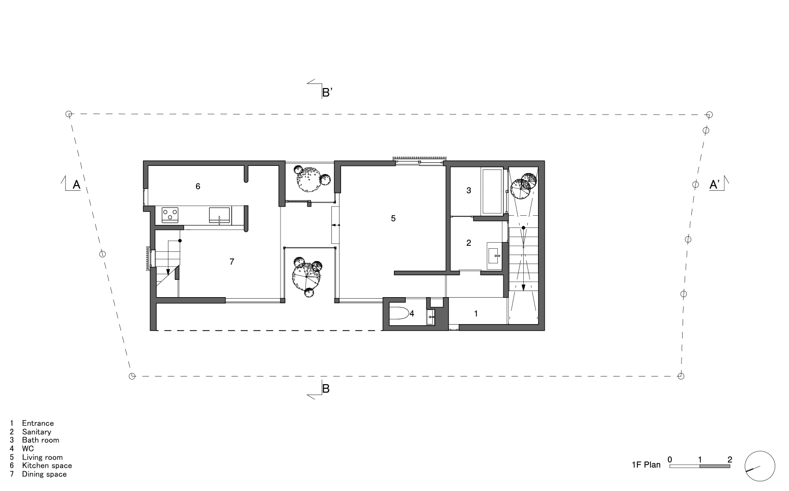 FujiwaraMuro Architects,日本,住宅设计,114㎡,国外住宅设计案例,极简风格,大阪,独栋住宅,日式风格