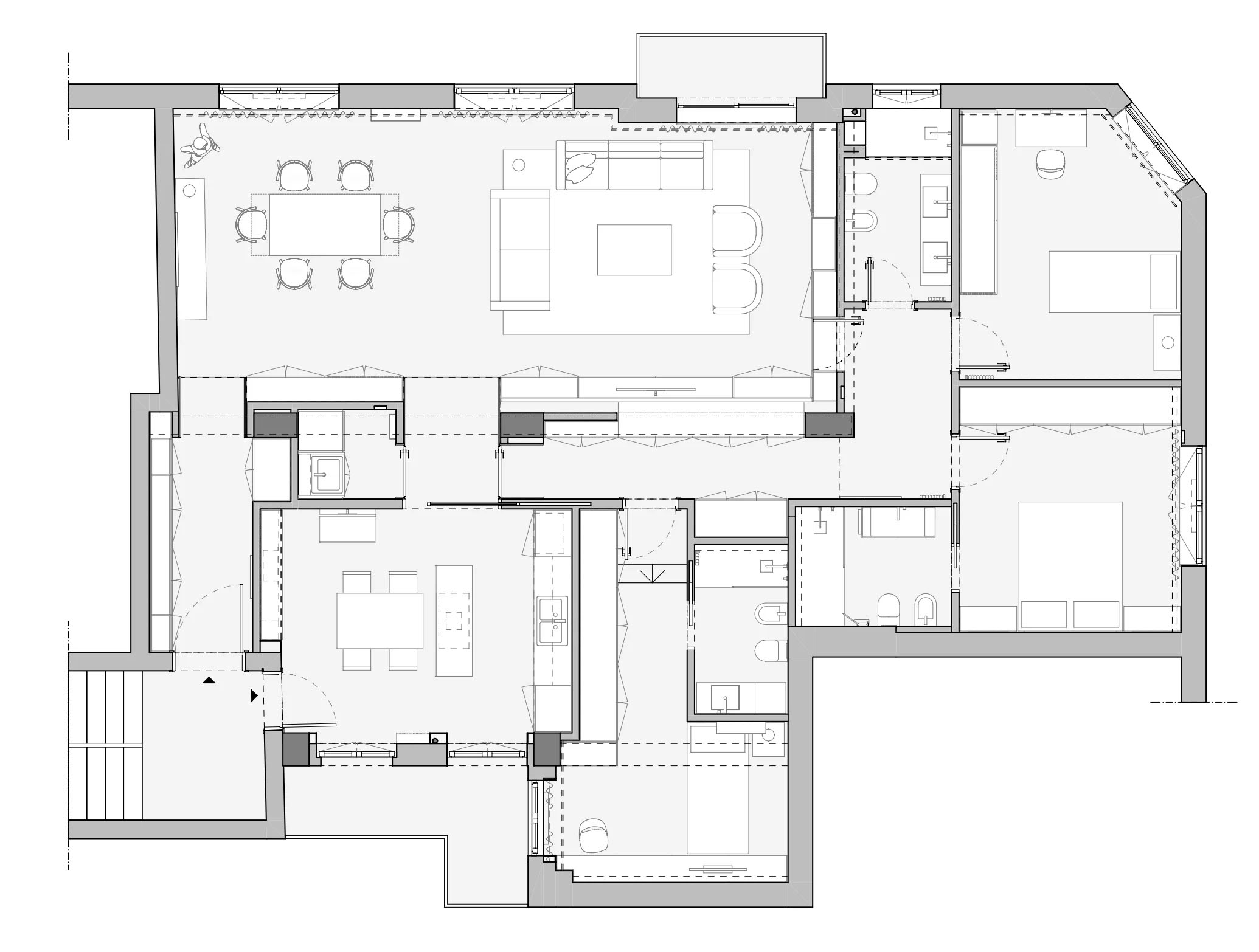 FADD Architects,意大利,那不勒斯,公寓设计,公寓设计案例,大平层
