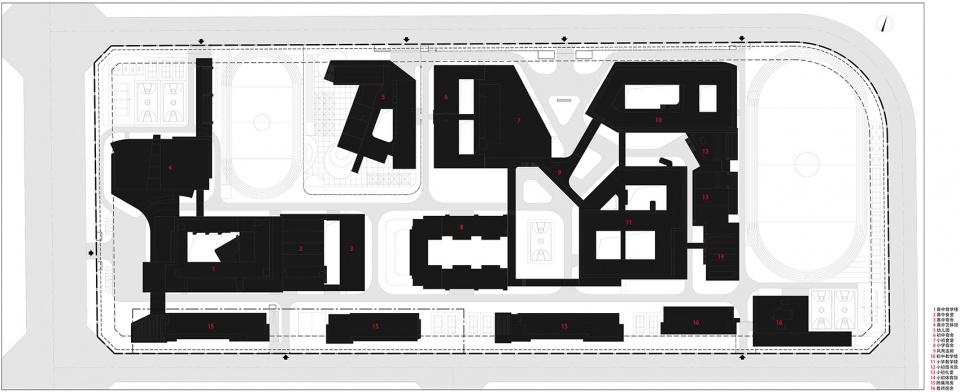 小学设计,学校设计,校园设计,学校设计案例,校园改造,学校装修,中学设计,成都外国语学校仁寿校区,成都,江苏中锐华东建筑设计研究院有限公司荣朝晖工作室