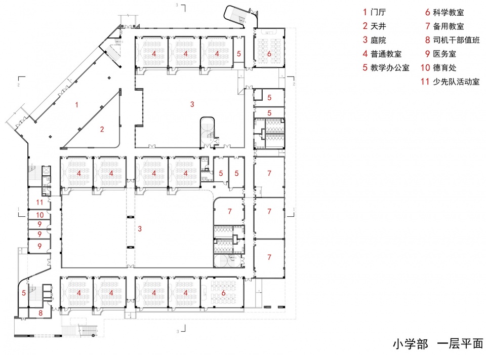 小学设计,学校设计,校园设计,学校设计案例,校园改造,学校装修,中学设计,成都外国语学校仁寿校区,成都,江苏中锐华东建筑设计研究院有限公司荣朝晖工作室