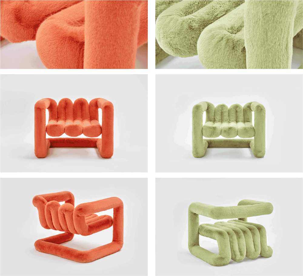 家具设计,原创家具设计,产品设计,36.5℃系列作品：色彩的温度，拥抱的艺术,软装设计,X-ZOO