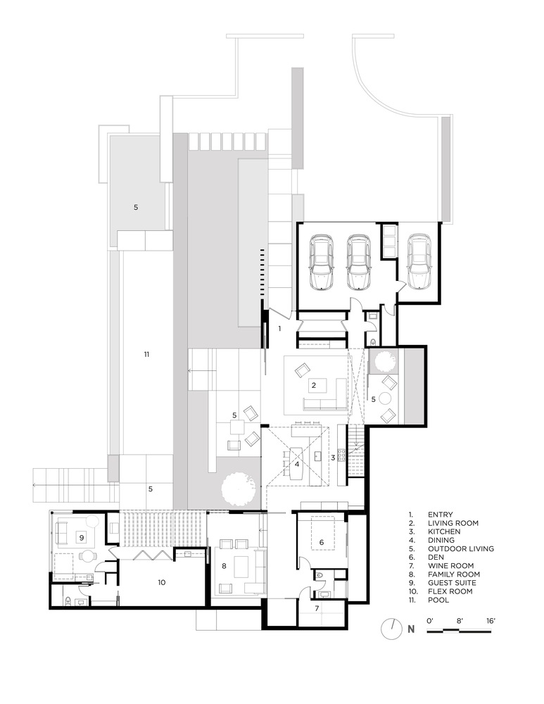 住宅设计,别墅设计案例,别墅设计,Feldman Architecture,美国,波托拉山谷别墅,山景别墅,320㎡