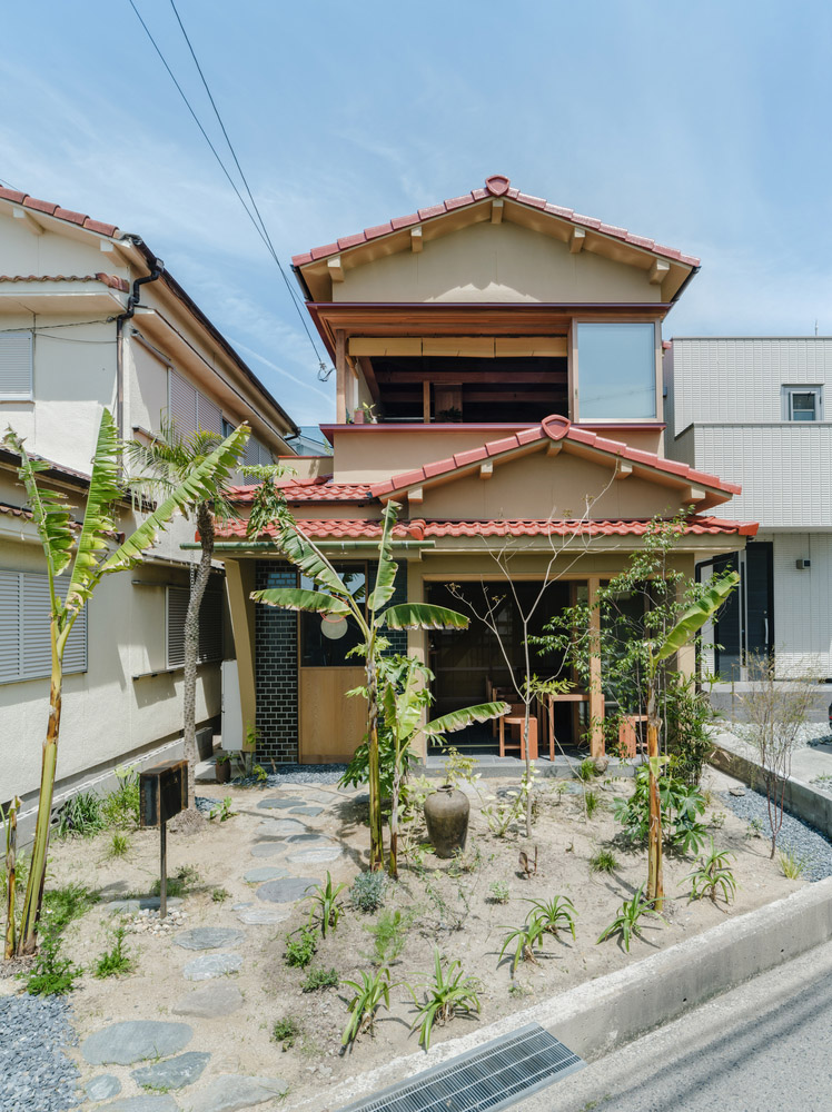 住宅设计,Akio Isshiki Architects,建筑师的家,工作室,咖喱餐厅,海景住宅,73㎡,日本