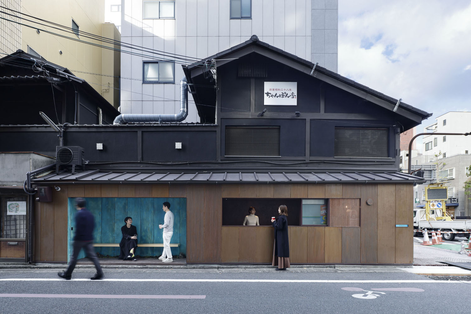日本,京都,咖啡厅设计案例,极简主义,街边店,10㎡,咖啡厅设计,G architects studio,咖啡店设计