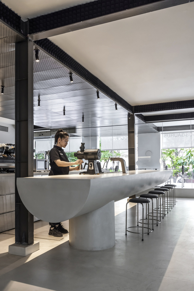 NU architecture & design,越南,胡志明市,咖啡厅设计方案,咖啡厅装修,街边店设计,咖啡店设计,社区咖啡店设计,Bosgaurus Coffee
