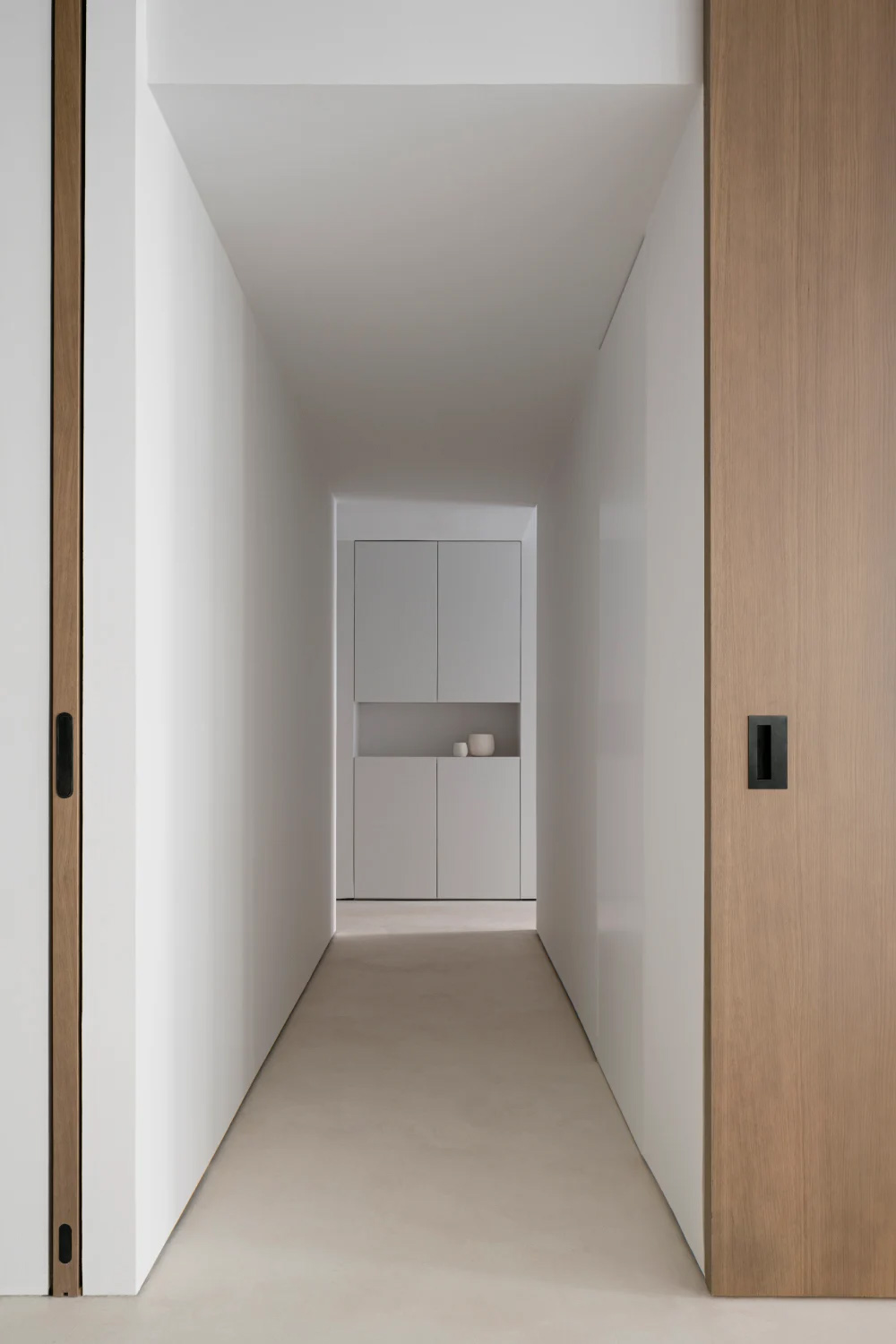 极简公寓设计案例,公寓设计,极简主义,国外极简风格公寓设计,Deza Setien,马德里,原木色+白色,公寓设计方案,135㎡