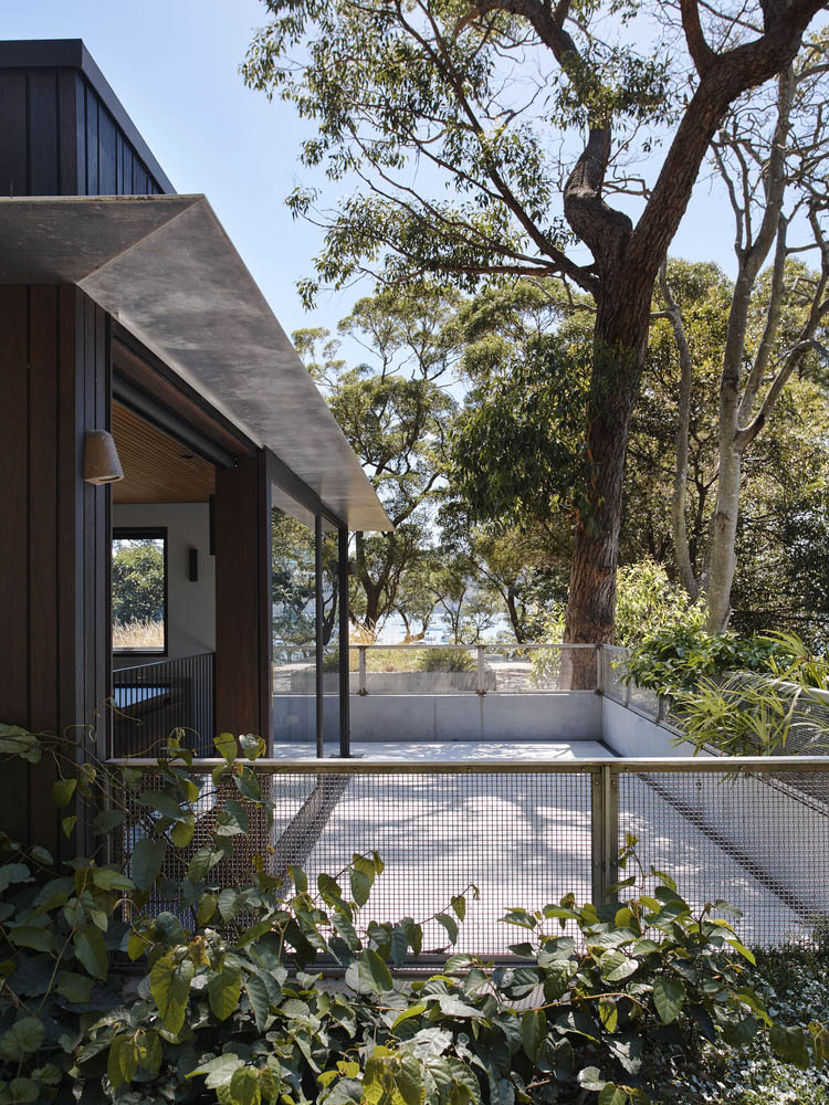 Rama Architects,别墅设计案例,别墅设计方案,开放式别墅,澳大利亚,海景别墅,景观别墅,原木色,下沉式客厅