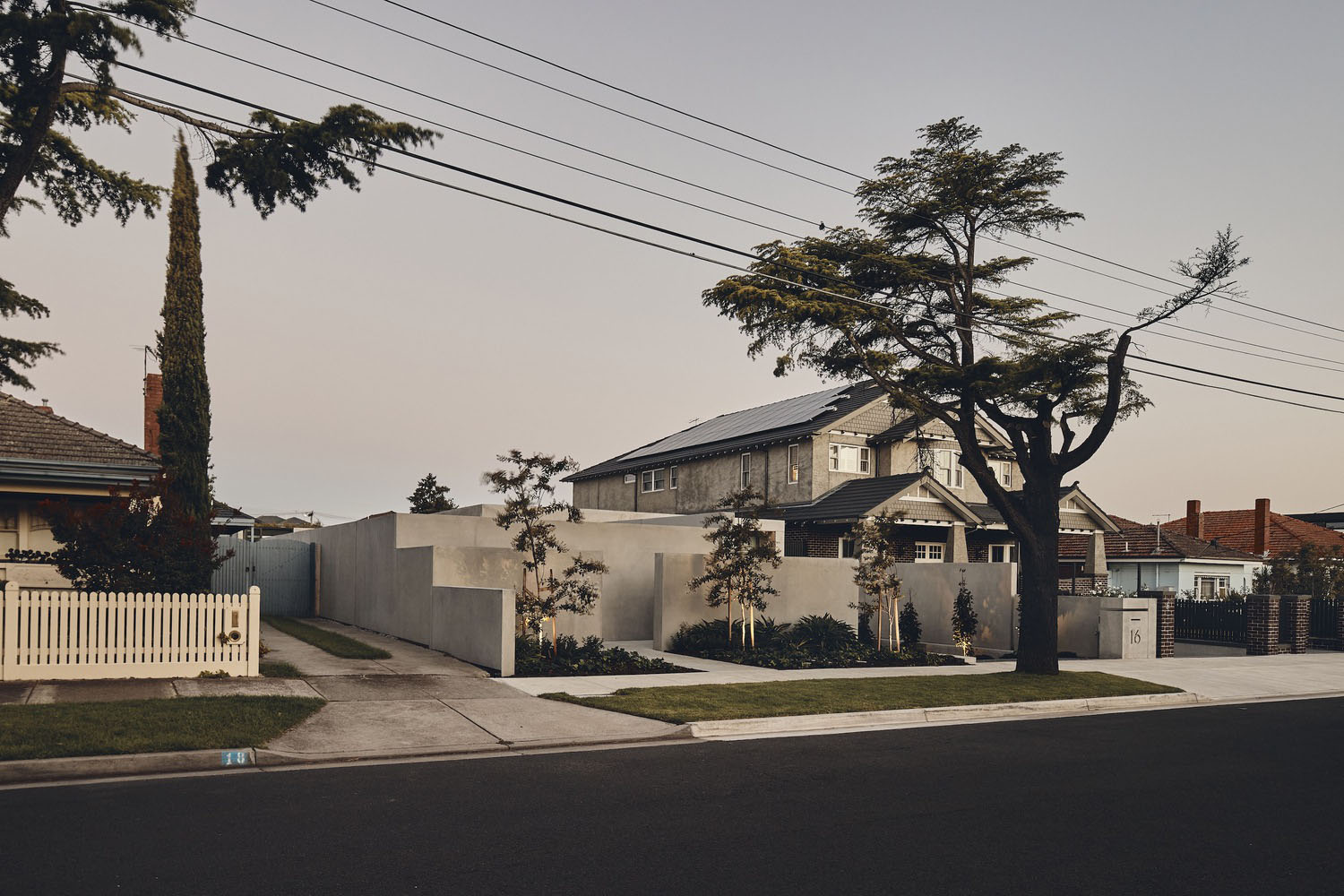 FGR Architects,别墅设计案例,别墅设计方案,澳大利亚,清水混凝土,原木色,平层别墅
