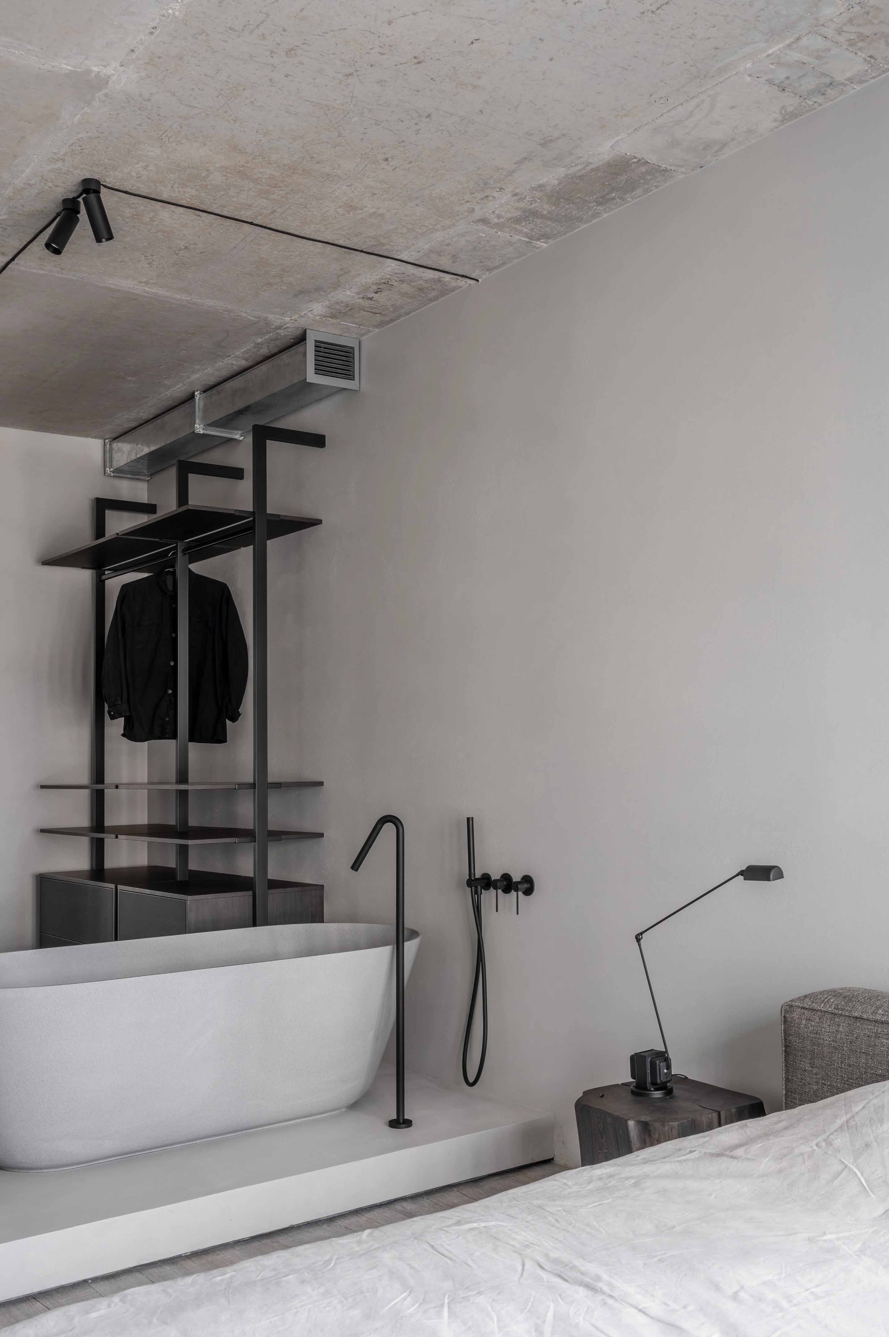 Rina Lovko Design Studio,公寓设计案例,公寓设计方案,基辅,56㎡,极简主义风格,小公寓设计