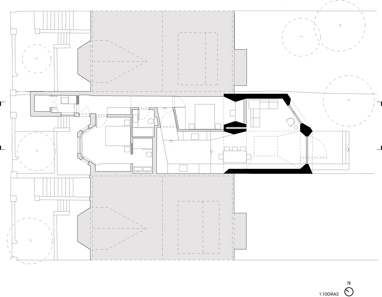 ConForm Architects,别墅设计,97㎡,英国,伦敦,别墅设计案例,别墅设计方案,庭院改造,水磨石