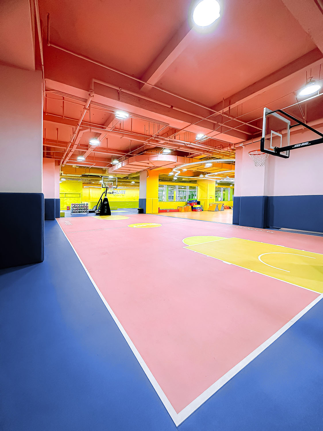 室内运动空间,篮球场设计,篮球馆设计,室内篮球场设计,运动空间设计,昆明元素体育海乐世界3.0,昆明,平介设计,杨楠