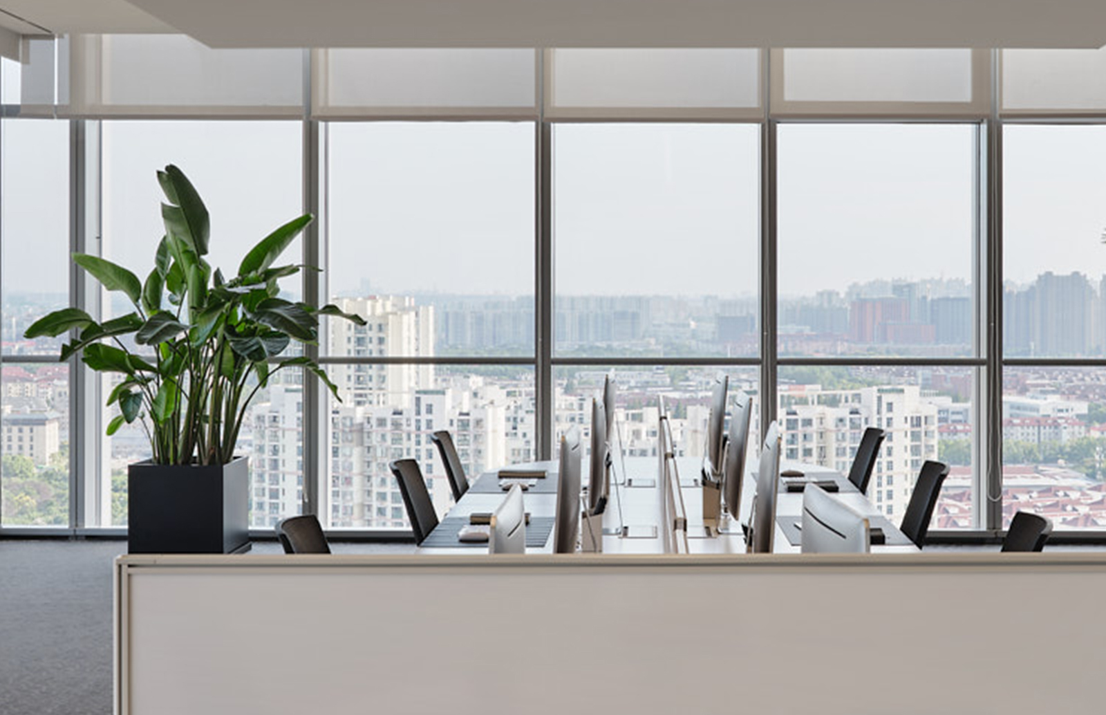 办公室设计,办公楼大堂设计,办公室样板间设计,现代风格办公室设计,办公室设计案例,上海力波中心,上海,于强室内设计师事务所,于强,YuQiang&Partners