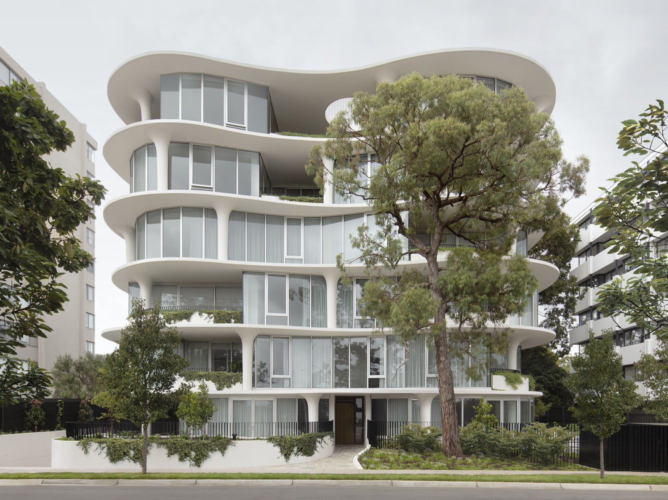 大平层设计,国外公寓设计,公寓设计方案,澳大利亚,Wood Marsh,极简主义,Wood Marsh Architects