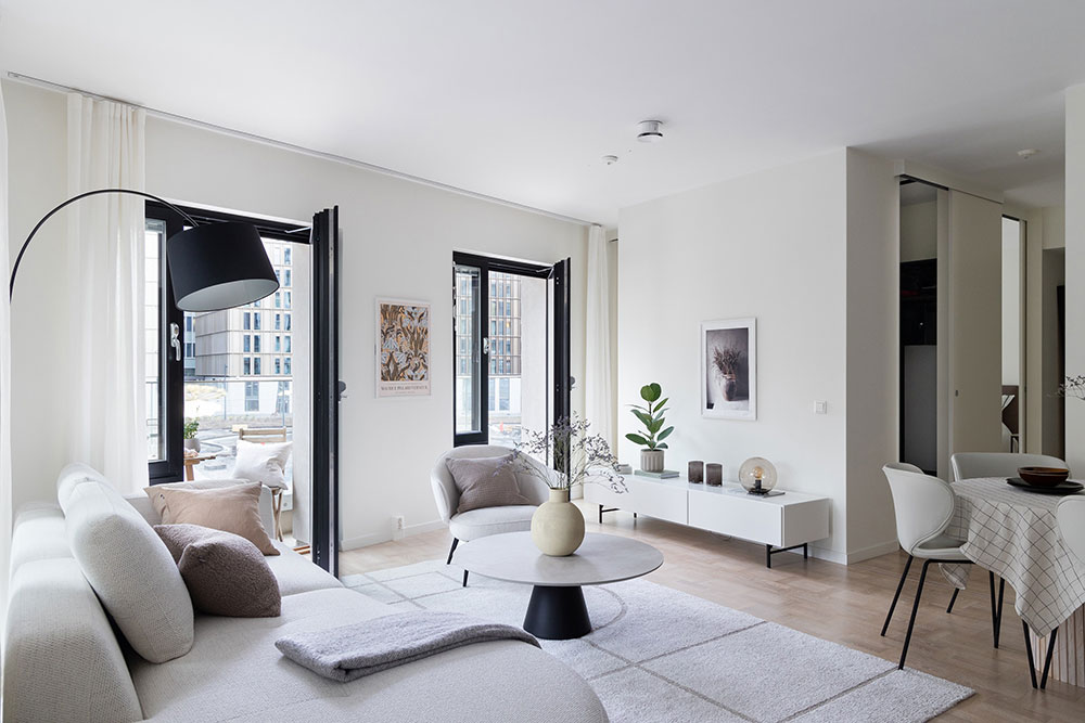 住宅设计,公寓设计,小户型设计,50㎡公寓设计,公寓设计案例,公寓设计方案,bergetsro,斯德哥尔摩