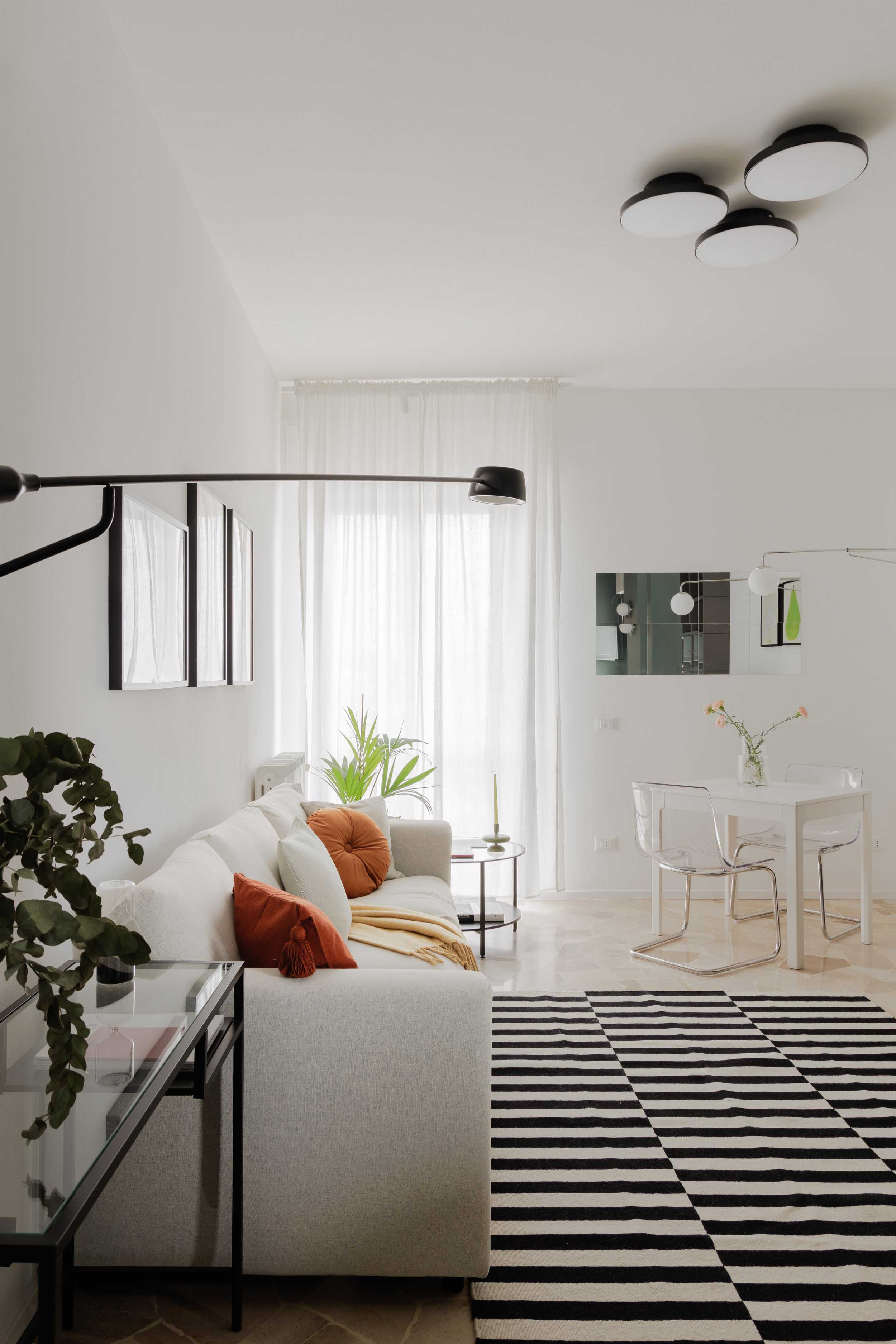 住宅设计,公寓设计,小户型设计,50㎡公寓设计,公寓设计案例,公寓设计方案,Be.Arch Hub,米兰,橄榄色