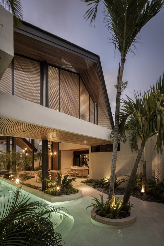 Biombo Architects,别墅设计,住宅设计,现代风格别墅设计,印尼,别墅设计案例,别墅设计方案,870㎡,自然景观别墅
