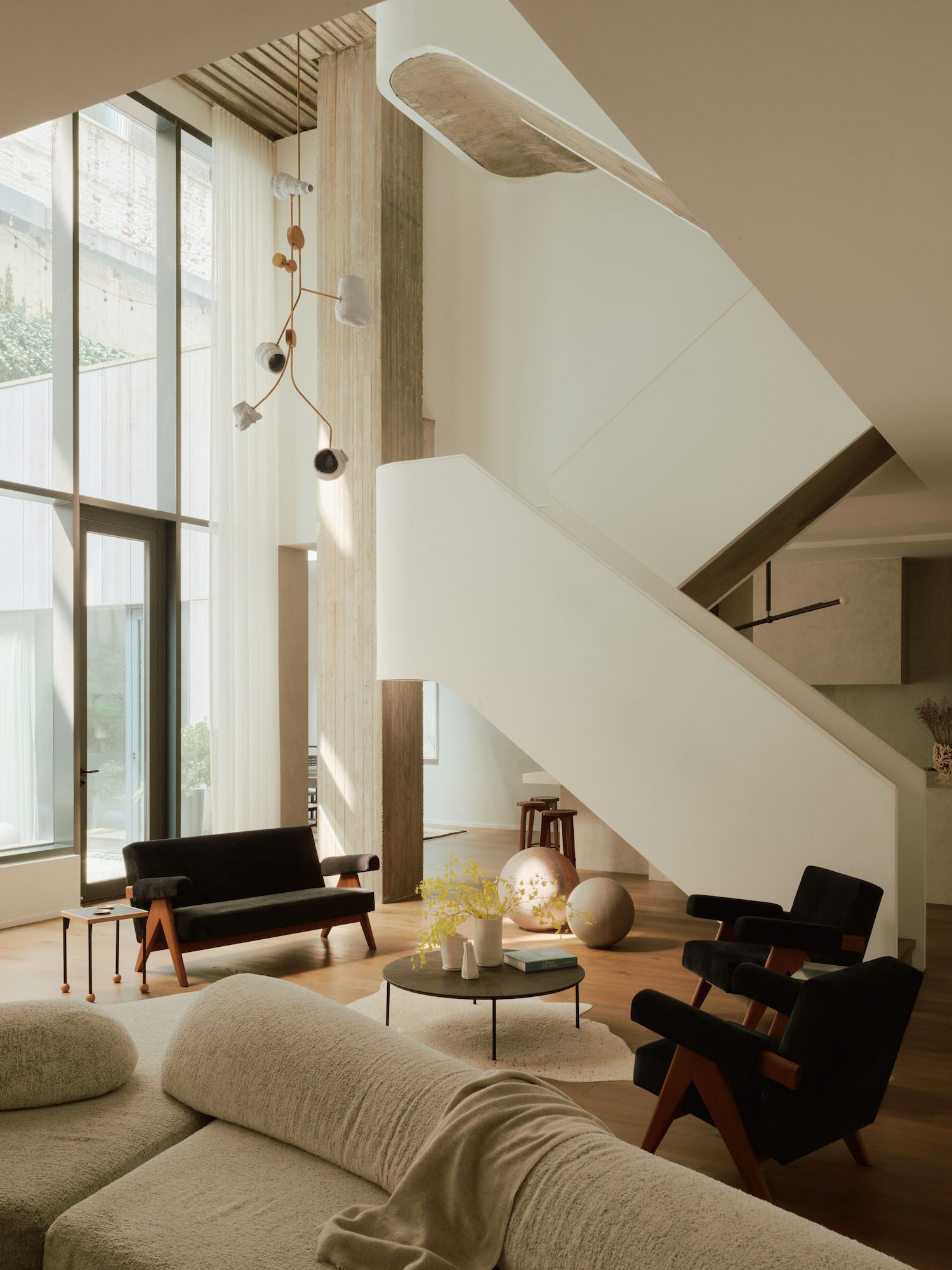 Jae Joo,阁楼设计,住宅设计,现代风格设计,纽约,复式公寓设计案例,极简主义,极简风格