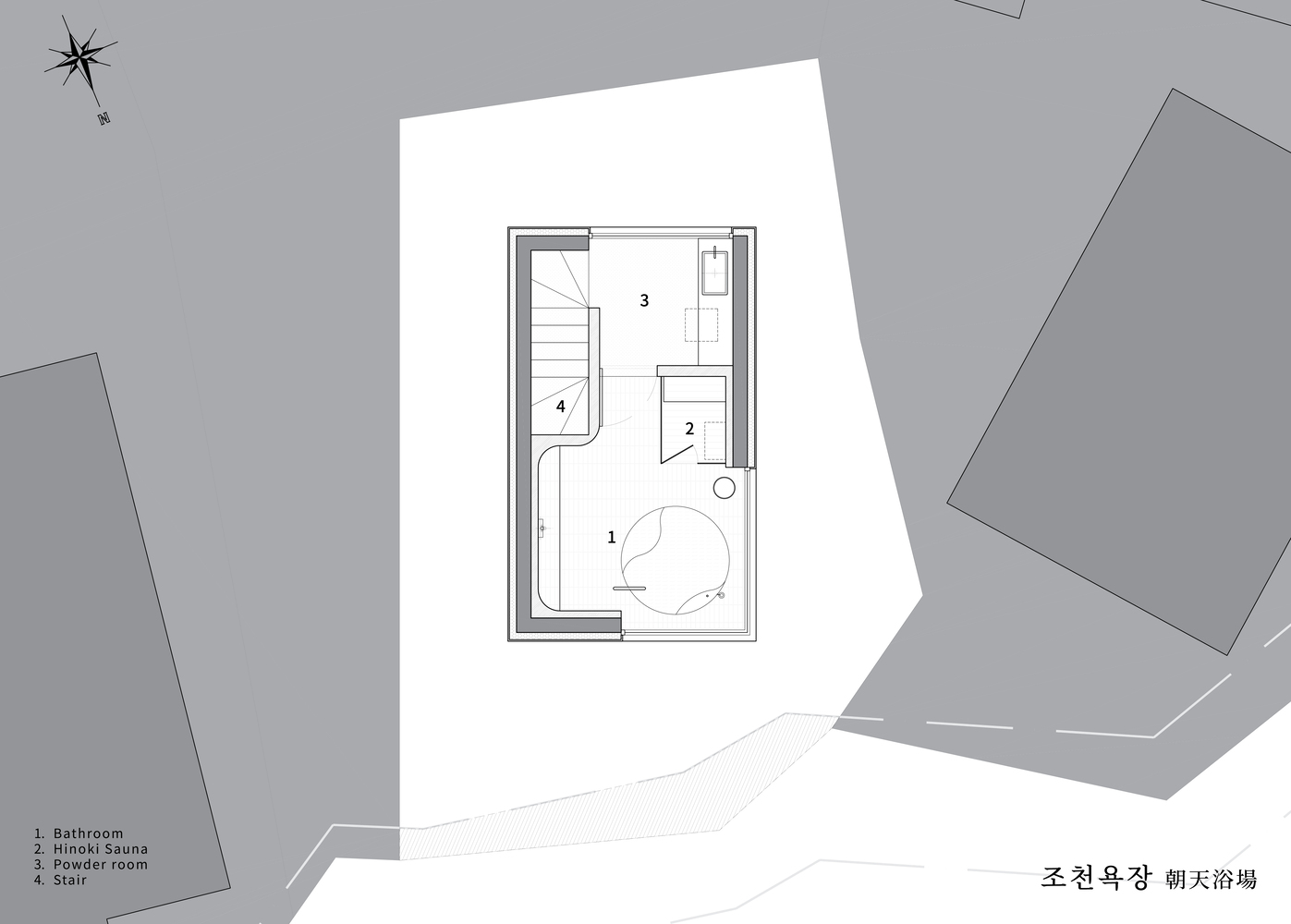 Atelier ITCH,浴场设计案例,韩国,济州岛,朝天浴场,小型浴场