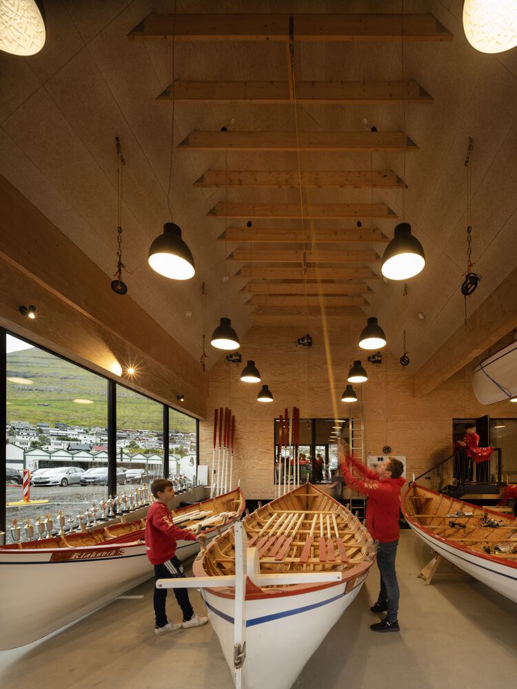 Henning Larsen,国外俱乐部设计案例,620㎡,法罗群岛,划船俱乐部设计案例,Klaksvik Row,俱乐部设计