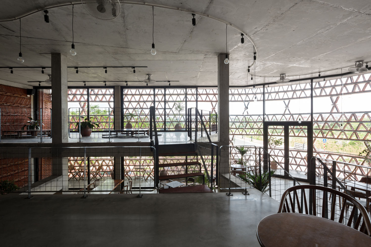 H&P Architects,咖啡厅设计案例,咖啡店设计,越南,展厅设计,510㎡,Ngói Space,咖啡厅设计方案