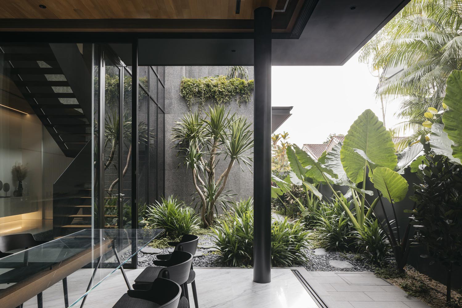 Ming Architects,新加坡,别墅设计案例,联排别墅,别墅景观设计,450㎡,庭院别墅,淡水河谷