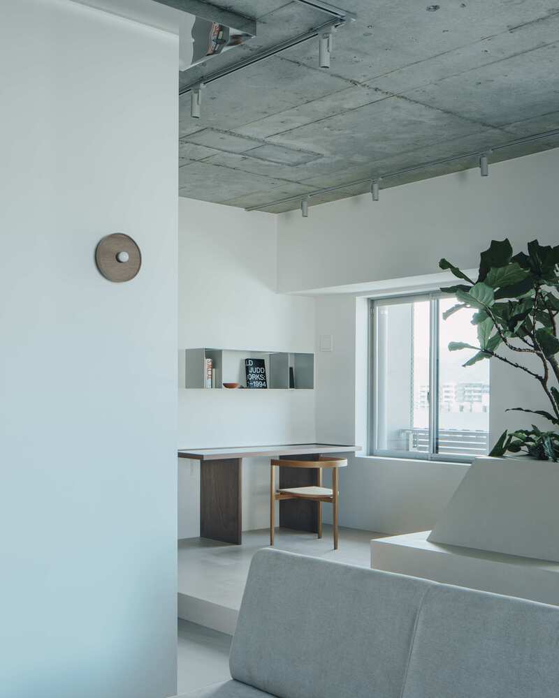 FATHOM,公寓设计,日本,广岛,50㎡,公寓设计案例,公寓设计方案,极简风格,极简主义,裸露混凝土