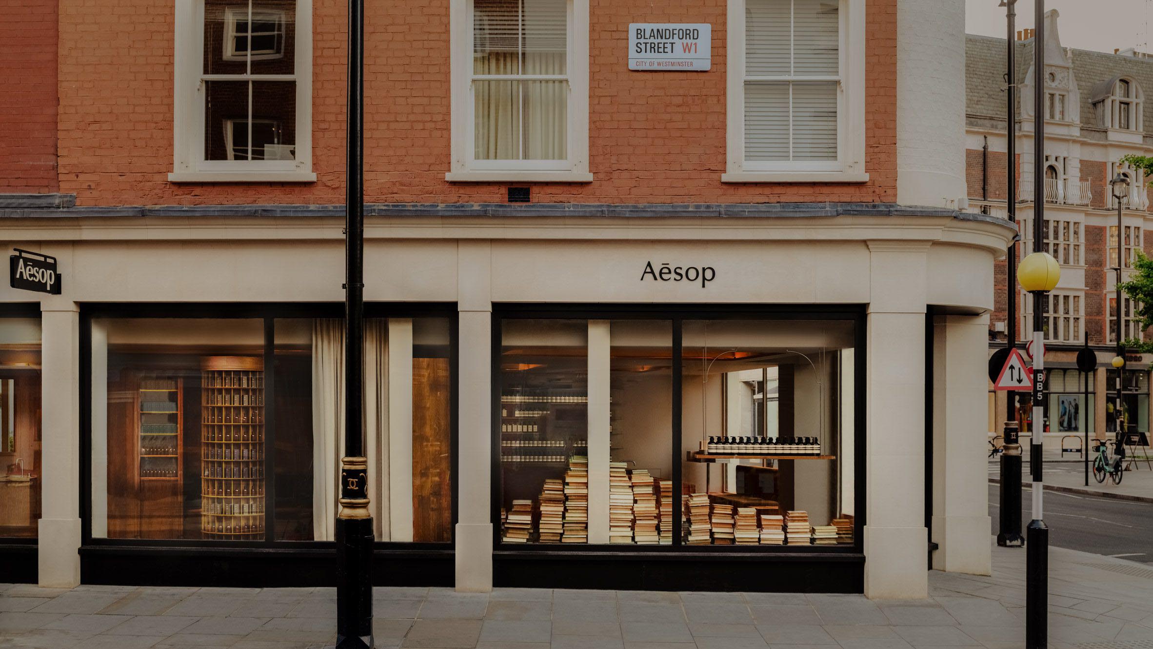 Aesop,零售店设计,护肤品零售店,零售店设计方案,零售店设计案例,伦敦,店铺设计,伊索