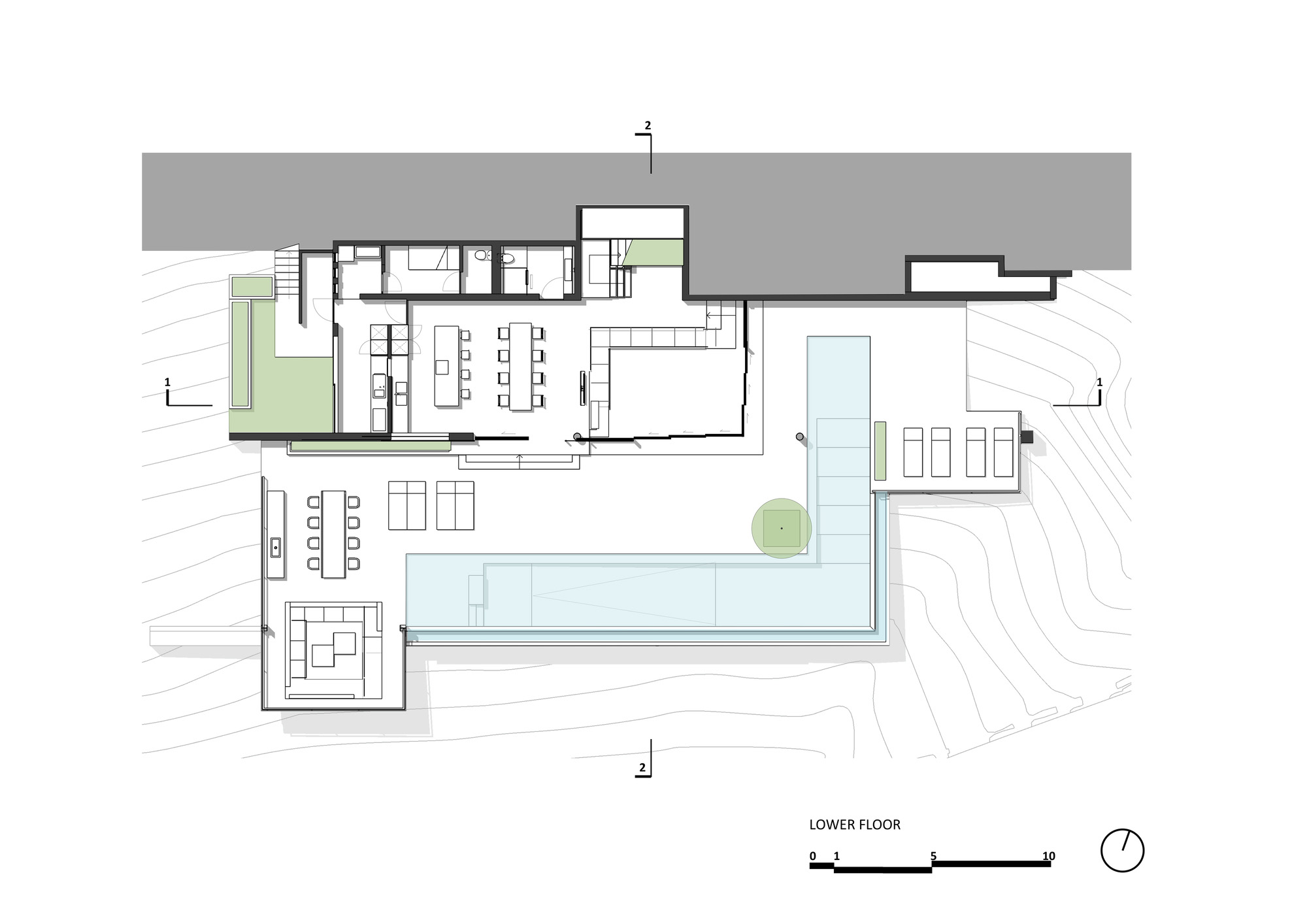 GFAB Architects,别墅设计,印尼,景观别墅,别墅设计案例,别墅设计方案,730㎡,东方美学,海景别墅