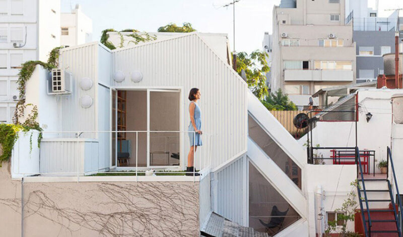 阳光下的铁皮屋—阿根廷自然绿意住宅设计