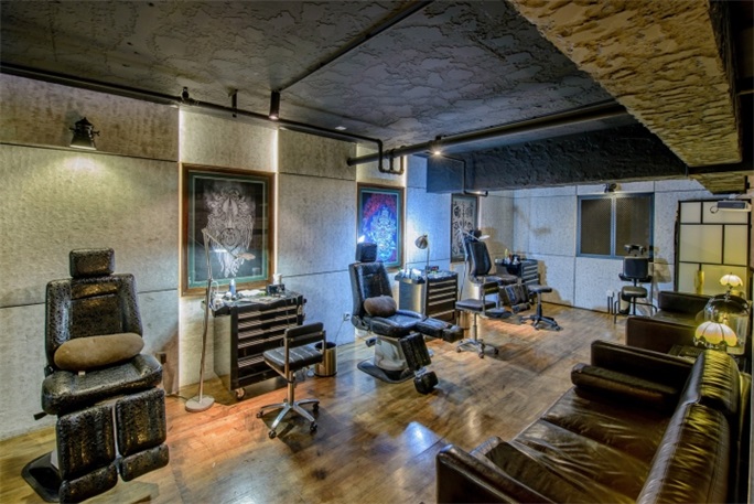 工业风格纹身工作室设计,loft风格纹身工作室设计