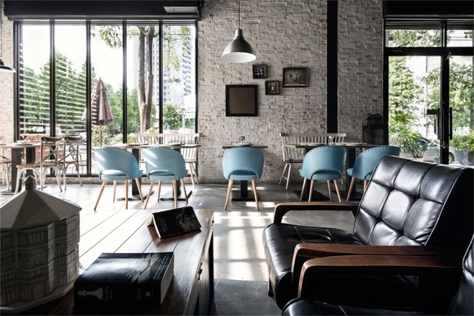 法式复古怀旧风:台中gatto bianc咖啡馆设计