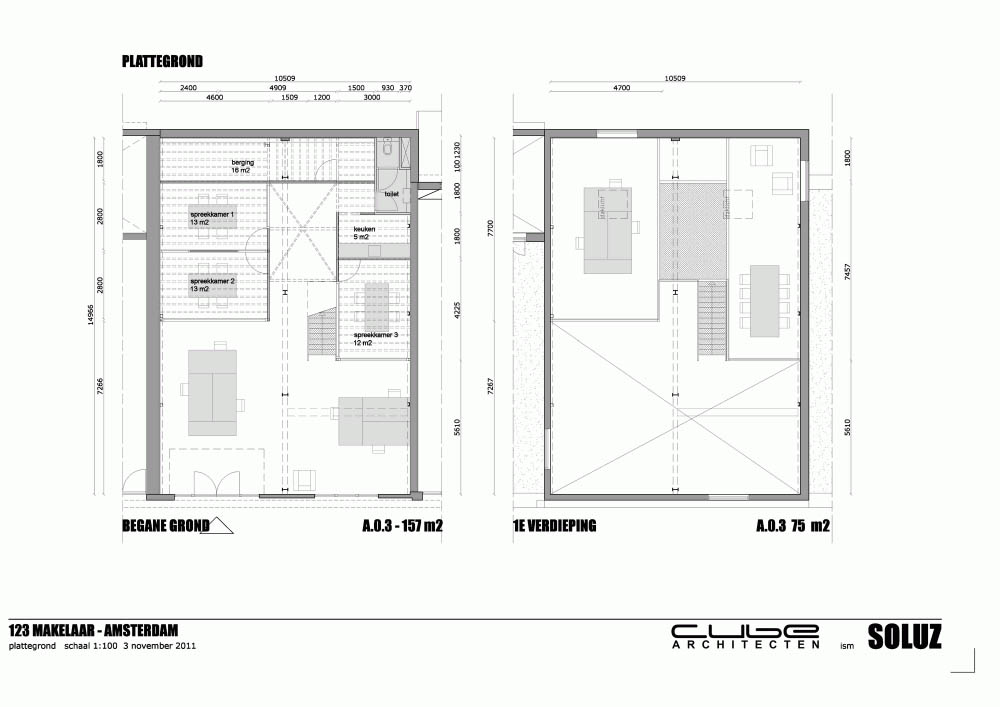 123 Makelaar LOFT风格办公室装修设计效果图