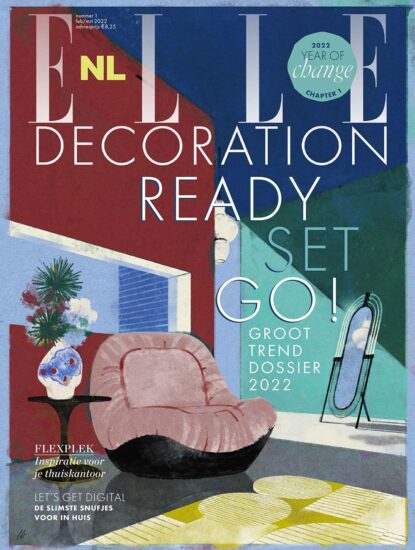 室内、软装设计杂志Elle Decor (荷兰版）-2022/1