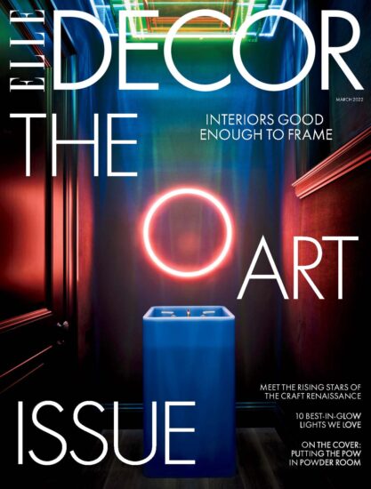 室内、软装设计杂志Elle Decor (美国版）-2022/1