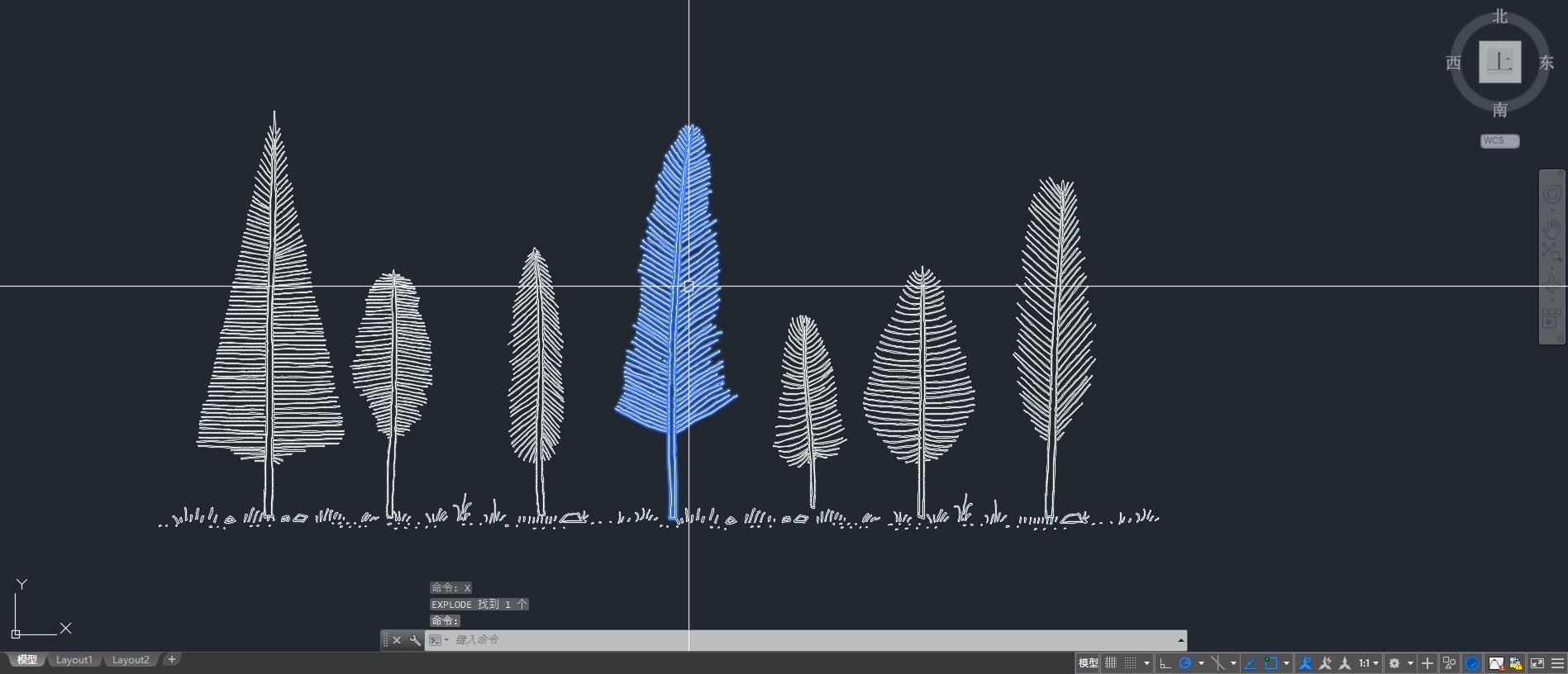羽毛树矢量图集,羽毛树,矢量图集,创意树矢量图集,建筑师的灵感,让设计更有趣