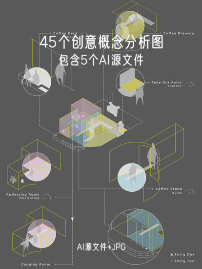 【设计师必备】45个概念创意分析图-no.003
