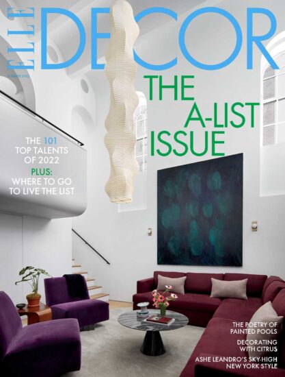 室内、软装设计杂志Elle Decor (美国版）-2022/7