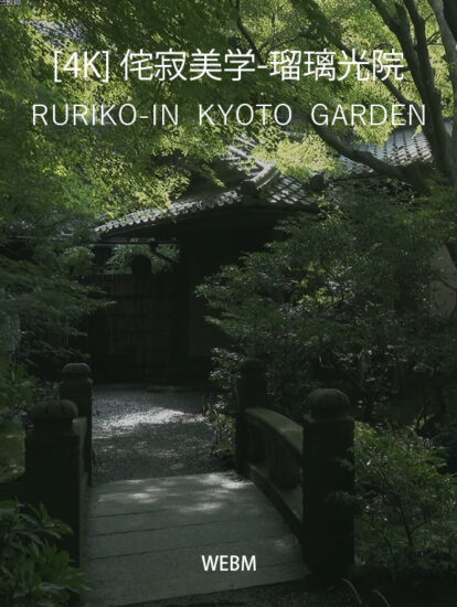 [4K] 瑠璃光院・京都侘寂庭园 RURIKO-IN  KYOTO