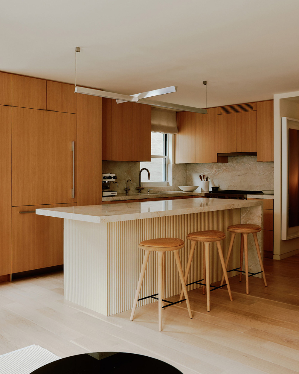 Reddymade,住宅设计,公寓设计案例,公寓设计方案,公寓改造,纽约,米色,奶油色