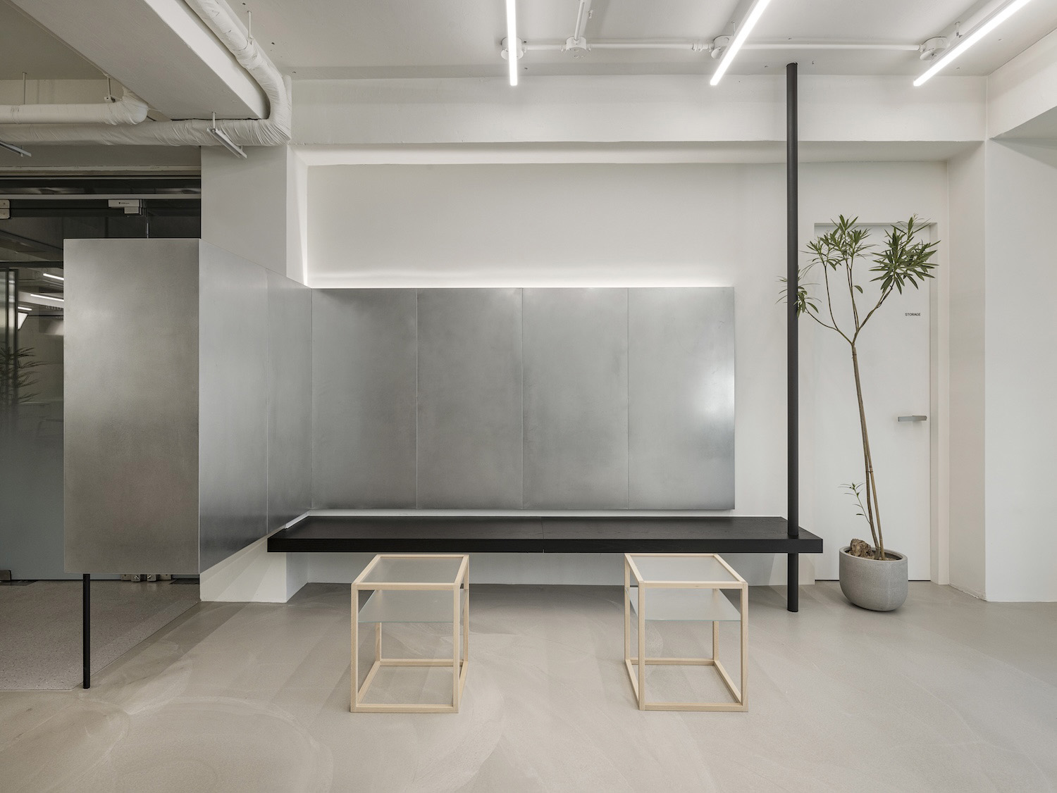 理发店设计,理发店设计案例,创意理发店,orosy studio,理发店设计方案,美发沙龙空间,Anon Seoul,首尔,韩国,极简风格,极简主义